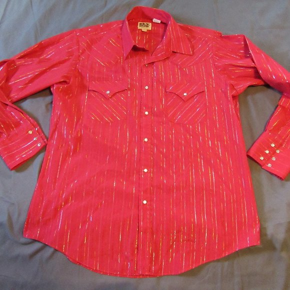Vintage des années 90 Ely Cattleman Western Pearl Snap